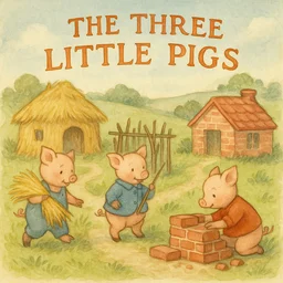 The Three Little Pigs cover